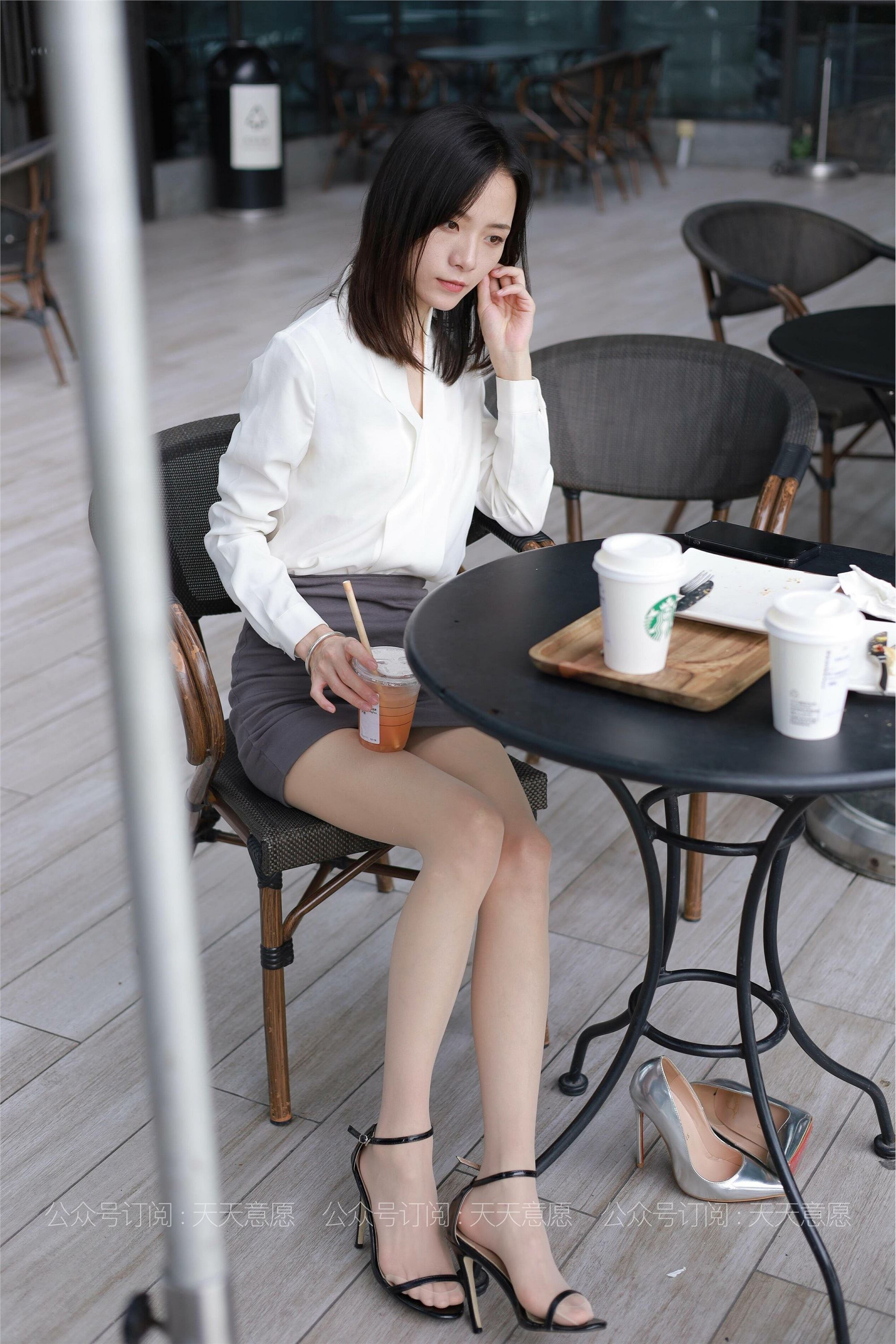 IESS异思趣向  2021.07.08 丝享家855：小六《白色OL装》